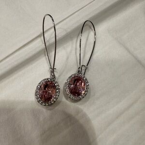 New Swarovski earrings pink